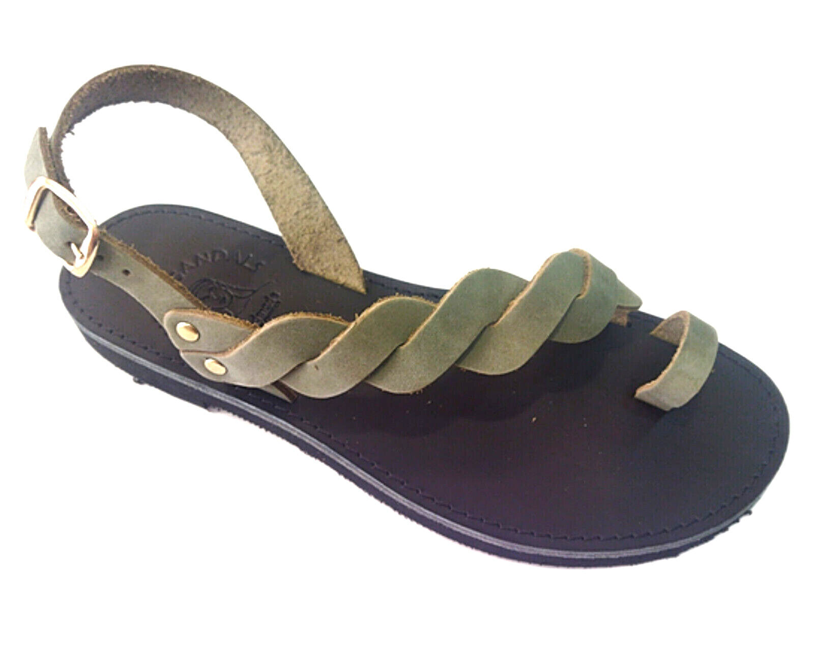 1043 greek handmade leather sandals